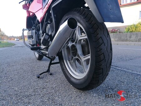 HATTECH Auspuff - OYK - HIGH Position Schalldmpfer fr BMW K75, K75 C-S-RT mit EG-ABE