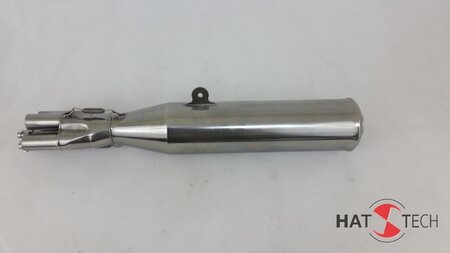HATTECH Auspuff - PureCraft -  4-1 Collector LOW Position Schalldmpfer fr BMW K100 / K100 RS/RT/LT 66 kW
