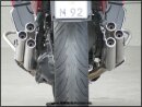 HATTECH Auspuff - SIX - Endschalldämpfer mit Geräuschreduzierungseinsätzen  für BMW K1600 GT / GTL poliert