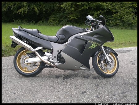 Honda CBR 1100 XX, Sidepipes fr Modelle ohne Katalysatoren