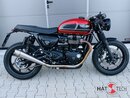 HATTECH Auspuff - GUNBALL OYK - Schalldämpfer mit Anbauteilen für TRIUMPH Speed Twin / Thruxton 1200 / R / RS  auf original Krümmer - EU-Typgenehmigung