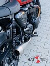 HATTECH Auspuff - GUNBALL OYK - Schalldämpfer mit Anbauteilen für TRIUMPH Speed Twin / Thruxton 1200 / R / RS  auf original Krümmer - EU-Typgenehmigung