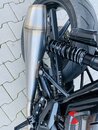 HATTECH Auspuff - GUNBALL OYK - Schalldämpfer mit Anbauteilen für TRIUMPH Speed Twin / Thruxton 1200 / R / RS  auf original Krümmer - EU-Typgenehmigung gebürstet & Anlauffarben an den Sichtschweißnähten