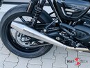 HATTECH Auspuff - GUNBALL 100 - Schalldämpfer mit Anbauteilen für TRIUMPH Speed Twin / Thruxton 1200 / R / RS auf original Krümmer - EU-Typgenehmigung