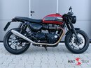 HATTECH Auspuff - GUNBALL 100 - Schalldämpfer mit Anbauteilen für TRIUMPH Speed Twin / Thruxton 1200 / R / RS auf original Krümmer - EU-Typgenehmigung