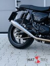 Nur Vorbestellung möglich -  HATTECH Auspuff - GUNBALL 100  - Euro 4 - Schalldämpfer mit Anbauteilen für TRIUMPH Speed Twin / Thruxton 1200 / R / RS auf original Krümmer - EU-Typgenehmigung