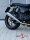 HATTECH Auspuff - GUNBALL 100  - Euro 4 - Schalldämpfer mit Anbauteilen für TRIUMPH Speed Twin / Thruxton 1200 / R / RS auf original Krümmer - EU-Typgenehmigung