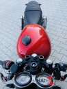 HATTECH Auspuff - RENNSTALL MOTO - OYK75 High - Schalldämpfer mit Anbauteilen für TRIUMPH Speed Twin / Thruxton 1200 / R / RS auf original Krümmer - EU-Typgenehmigung gebürstet & Anlauffarben an den Sichtschweißnähten