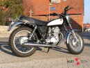 Hattech Auspuff Komplettanlage - GUNBALL 60L - konischer Endschalldämpfer für Yamaha SR 50 mit 60mm Ausgangskonus mit E- Prüfzeichen gebürstet