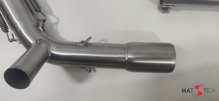 SIDEPIPE_GB25 mit Interferenzrohr - HATTECH Komplettanlage fr R80 R / R100 R Mystic sowie fr R80 und R100 GS- Paralever -    Mit EG-ABE