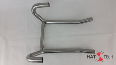 HATTECH EDELSTAHL  40mm - 1 Interferenzrohr - R100S (ab 9/1978) - R100RS - R100RT fr Modelle bis 9/1980