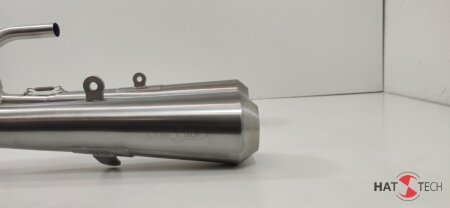 SIDEPIPE_GB25-QR- HATTECH Komplettanlage für BMW R 65 (36mm) Monolever Modelle  ab `85   Komplettanlage mit Krümmer und Schalldämpfer - Mit EG-ABE