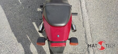 HATTECH Auspuff - GB-OYK - BMW R80R / 100R  und Mystic ---  links- und rechtsseitiger Schalldmpfer - steil stehend -  ab original Krmmer mit EG-ABE #1