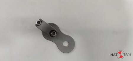 Universal - Halter fr Rohr D1 = 18mm verschraubbar in Edelstahl gefertigt