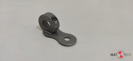 Universal - Halter fr Rohr D1 = 18mm verschraubbar in Edelstahl gefertigt