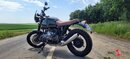 BMW R80 / 100R  und Mystic HATTECH OYK Schalldämpfer steil stehend, mit Y-Rohr ab Krümmer mit EG-ABE