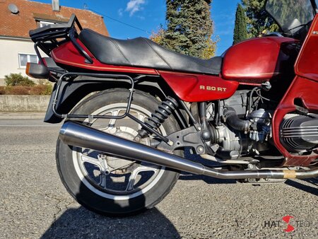 HATTECH Auspuff - LEGEND CONE 600/25  - Lange konische Schalldmpfer fr BMW R-Modelle R 65/80/80RT/100 RS, RT Monolever Modelle ab `85