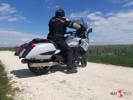 HATTECH Auspuff - SS16 - runde Endschalldmpfer mit Geruschreduzierungseinstzen fr BMW K1600 B / Grand America alle Modelle #1