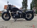 HATTECH Auspuff - BOBBER LC_240/80 RACING-Schalldämpfer mit Anbauteilen für TRIUMPH BONNEVILLE BOBBER (EURO 4)  auf original Vorschalldämpfer - ONLY FOR RACE USE -