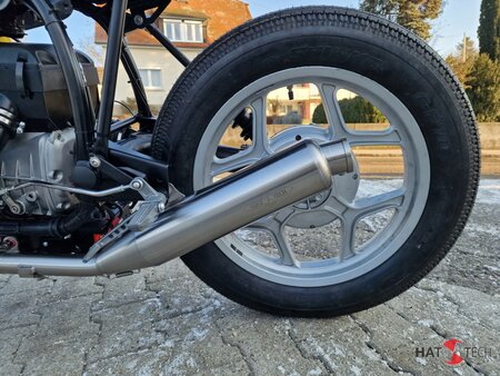 S-Force-K60- HATTECH 2in1 Komplettanlage  fr  - BMW R 80, R 80RT, R 100 RS, R100 RT Monolever Modelle  ab `85   Komplettanlage mit Krmmer und Schalldmpfer - Mit EG-ABE
