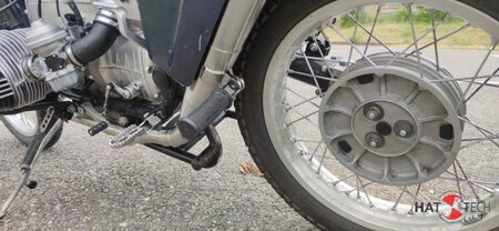 BMW R80 G/S - ST HATTECH -  Paris-Dakar 86 SOZIUS - Schalldmpfer mit EG-ABE