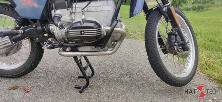 BMW R80 G/S und R80 ST HATTECH Krümmer (ohne Interferenzrohr) mit Y-ROHR als Vorschalldämpferersatz. Passend auf Originalschalldämpfer oder Hattech Einzelschalldämpfer - BMW R80 G/S und R80 ST